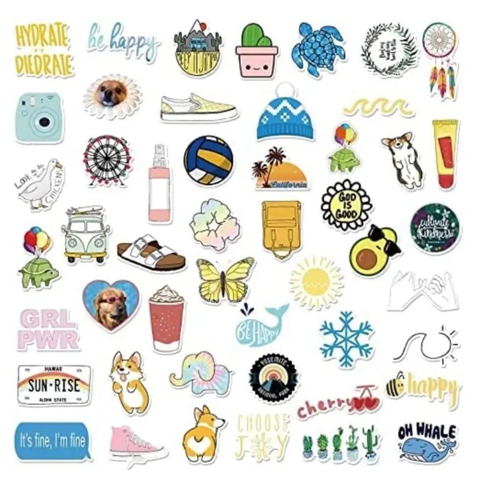 100pc Vinyl Sticker Set  - Picture 2 of 5